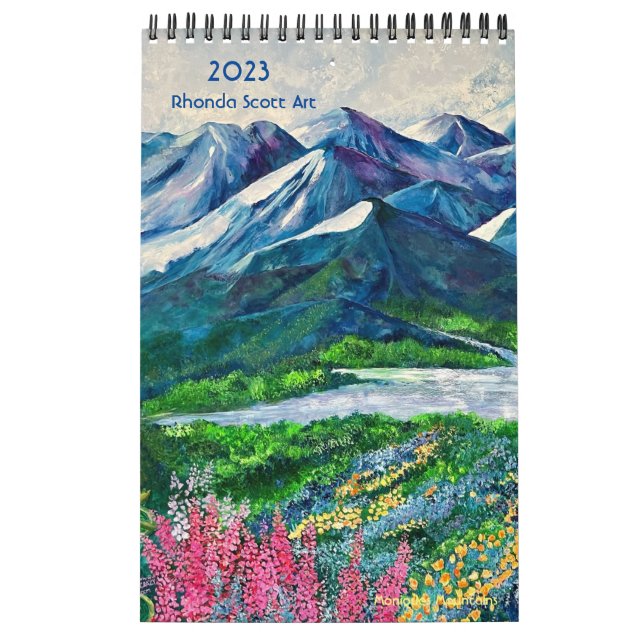 Rhonda Scott Art 2023 Small Calendar Kalender (Titelbild)