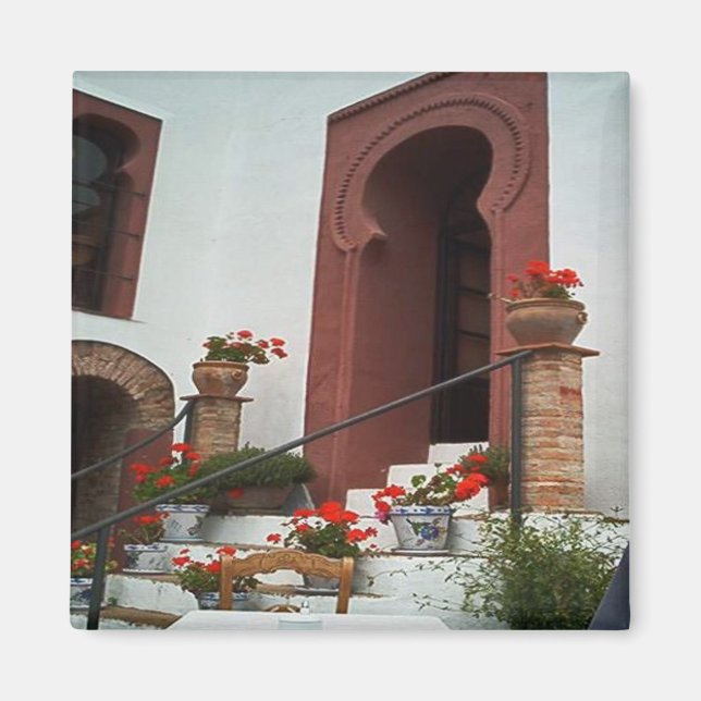 Rhonda - Stufen und Bögen Magnet (Vorne)