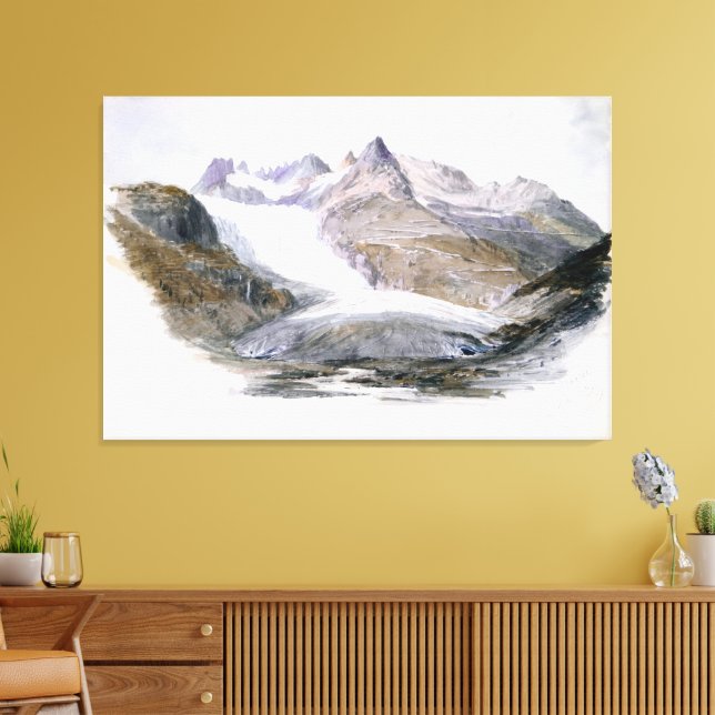 Rhonegletscher Leinwanddruck (Insitu (Wohnzimmer))