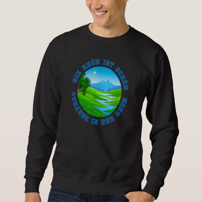 Rhönschaf Rhön Rhöner Hessen Bayern Thuringia Sweatshirt (Vorderseite)