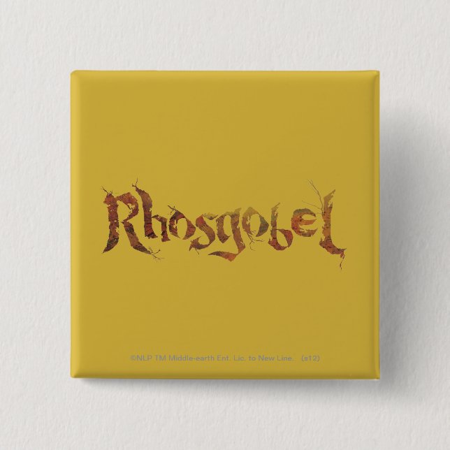 Rhosgobel Name Button (Vorderseite)