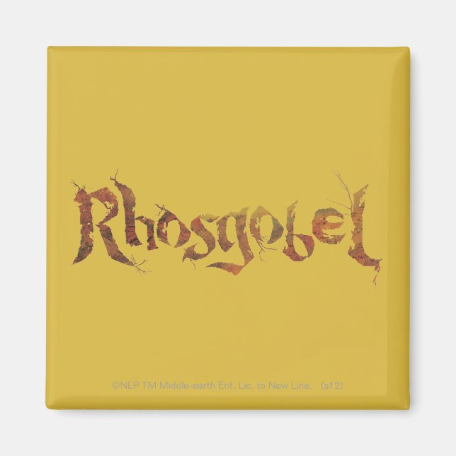 Rhosgobel Name Magnet (Vorne)