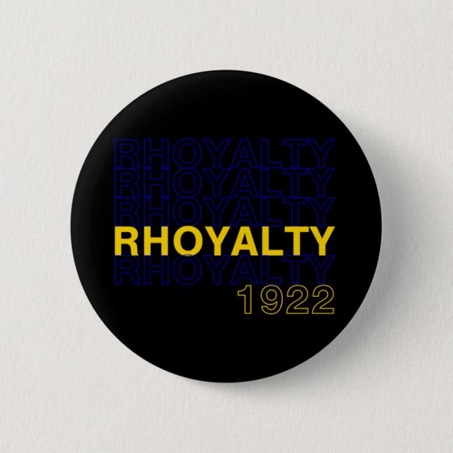 Rhoyalty 1922 - Sigma-GammaSGRHO Rho Button (Vorderseite)