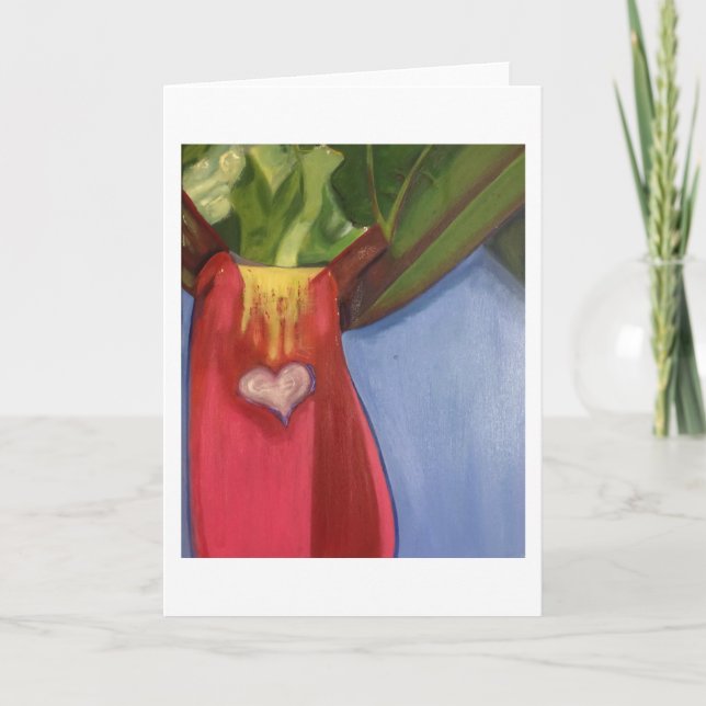 Rhubarb Karte (Vorderseite)