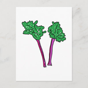 Rhubarb Postkarte