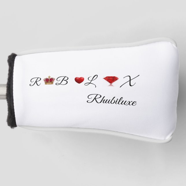 Rhubiluxe Golf Headcover (Vorderseite)