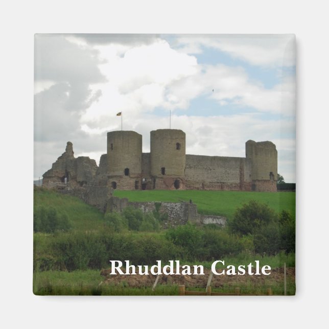 Rhuddlan Castle Magnet (Vorne)