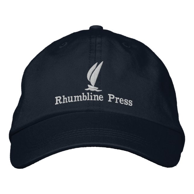 Rhumbline Presse-Hut Bestickte Baseballkappe (Vorderseite)