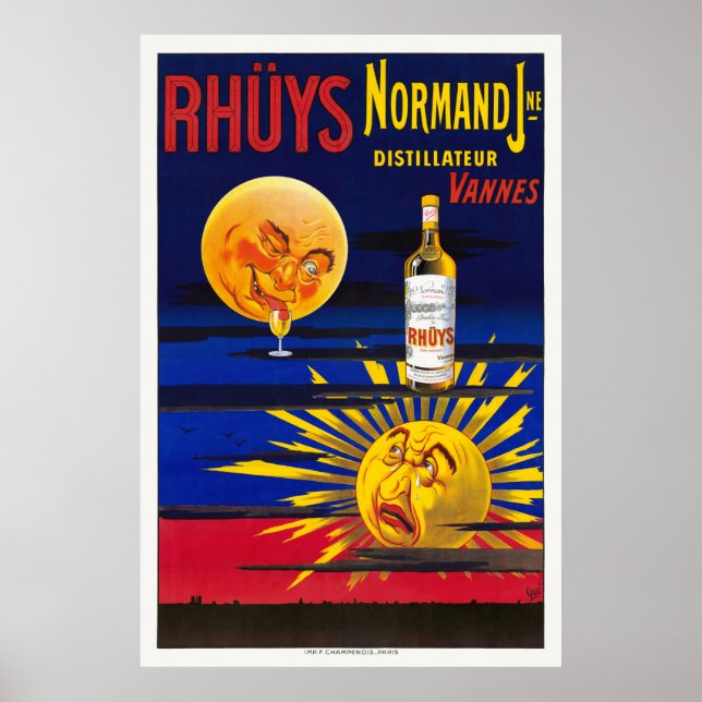 Rhüys Normand France Vintage Poster 1910 (Vorne)