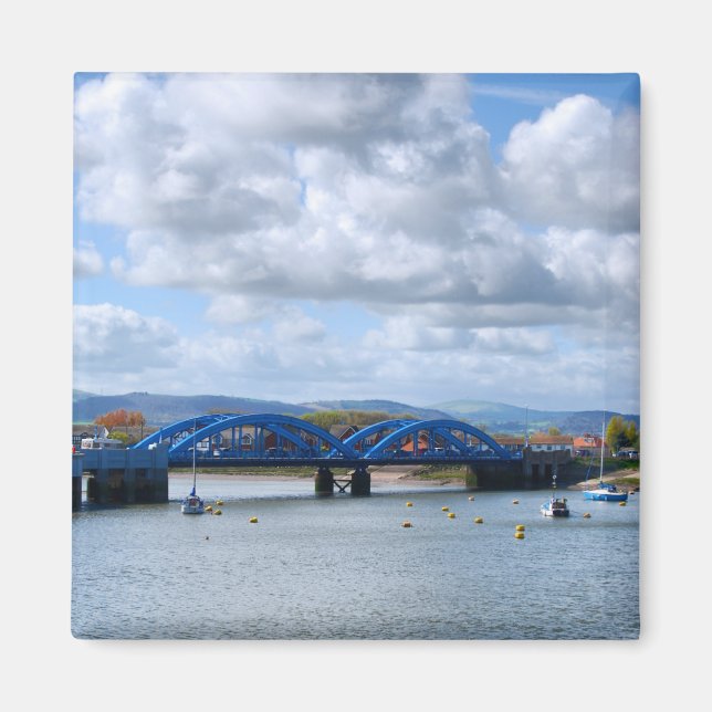 Rhyl Blue Bridges Magnet (Vorne)