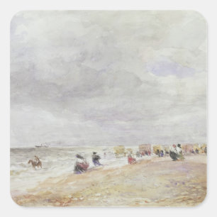 Rhyl Sands Quadratischer Aufkleber