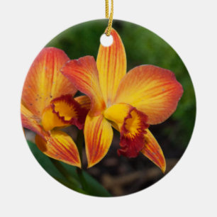 Rhyncattleanthe Liebe Tapestry Keramikornament