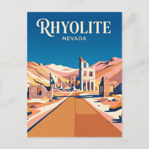 Rhyolite USA Postkarte