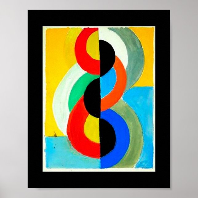 Rhythm Color von Robert Delaunay Poster (Vorne)