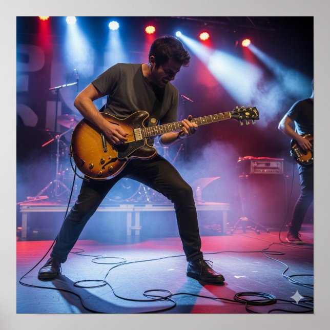 Rhythm Guitarist Poster (Vorne)