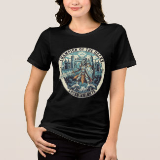 Rhythm Knight DJ T-Shirt – Verteidiger des Beats ⚔ Tri-Blend Shirt