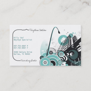 Rhythm Nation Business Card Visitenkarte