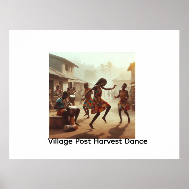 Rhythmen des Überflusses: Freude nach der Ernte Poster (Vorne)