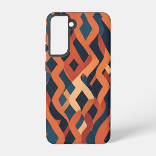 Rhythmic Pattern inspired by Carpet Weaving Samsung Galaxy Hülle
