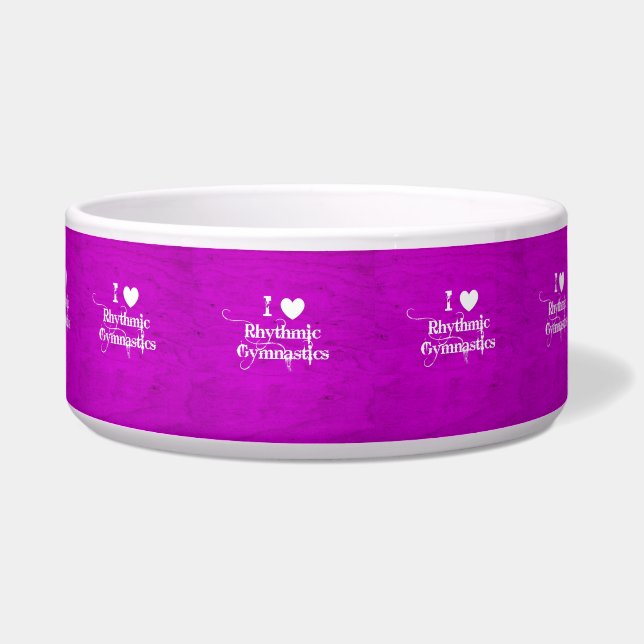 rhythmiic Gymnastikhaustierrunde samenkapsel Napf (Links)