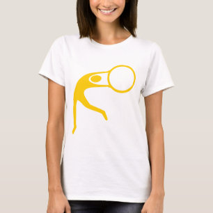 Rhythmische Gymnastik Abbildung: orange T-Shirt