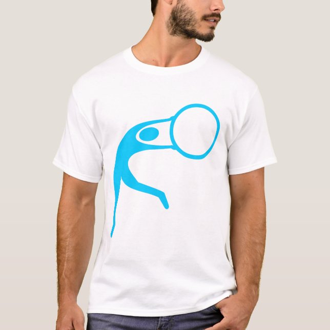 Rhythmische Gymnastik Abbildung: Sky Blue T-Shirt (Vorderseite)