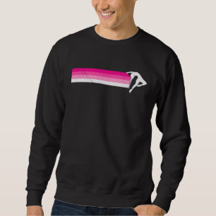 rhythmische Gymnastik Baton Twirling Mädchen Retro Sweatshirt