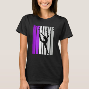 Rhythmische Gymnastik glauben Baton Twirling Girls T-Shirt