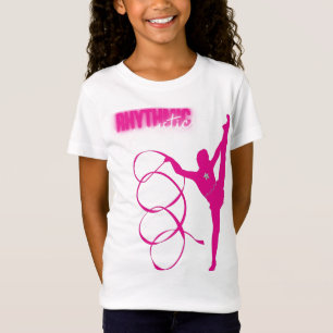 Rhythmische Gymnastik Hot Pink T-Shirt