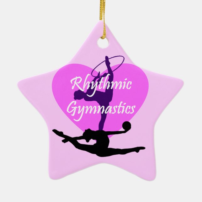 Rhythmische Gymnastik Keramikornament (Hinten)