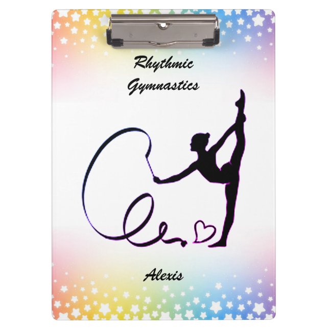Rhythmische Gymnastik Klemmbrett (Vorderseite)