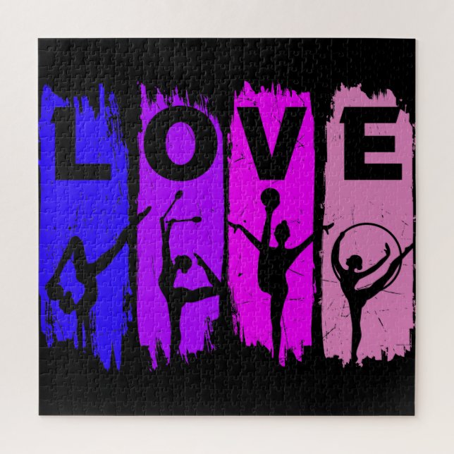 Rhythmische Gymnastik Liebe Puzzle (Vertikal)