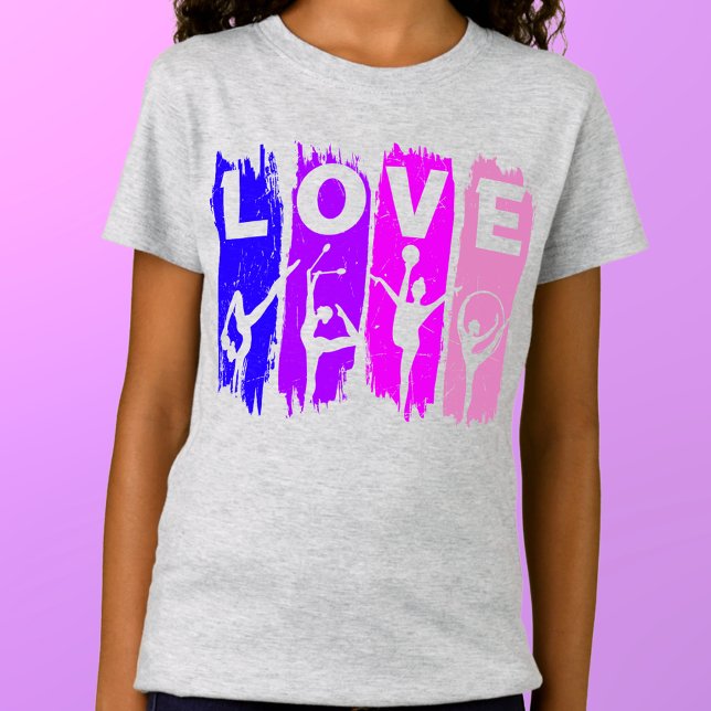 Rhythmische Gymnastik Liebe T-Shirt (Von Creator hochgeladen)