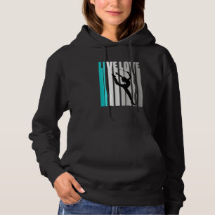 Rhythmische Gymnastik Mädchen Kind Orange Liebt Gy Hoodie