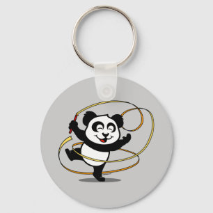 Rhythmische Gymnastik Panda Schlüsselanhänger