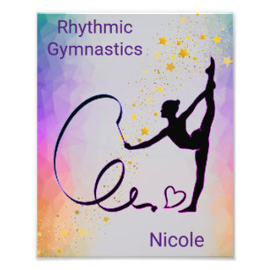 Rhythmische Gymnastik Personalisiert Fotodruck