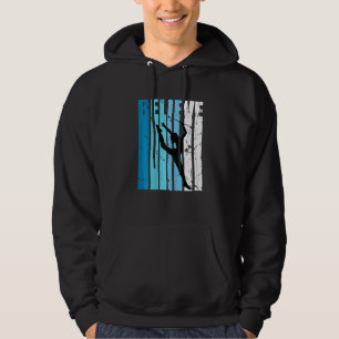 Rhythmische Gymnastik Retro Believe Stabhochsprung Hoodie