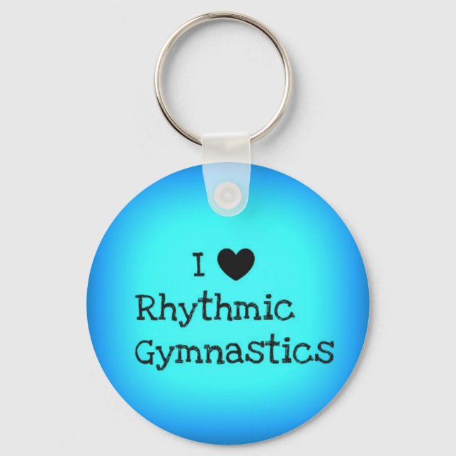 Rhythmische Gymnastik Schlüsselanhänger Geschenke  (Vorderseite)