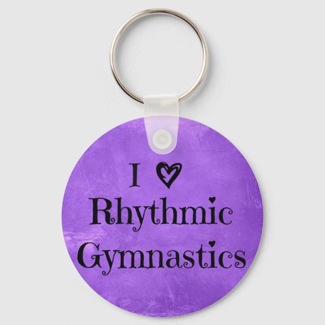 Rhythmische Gymnastik Schlüsselanhänger Geschenke  (Vorderseite)