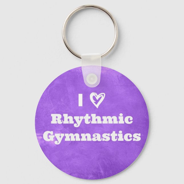 Rhythmische Gymnastik Schlüsselanhänger Geschenke  (Vorderseite)