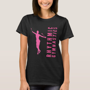 Rhythmische Gymnastik Sport ein Gymnast mit Clubs T-Shirt
