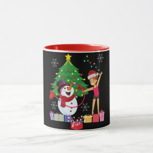 Rhythmische Gymnastik Weihnachtsfeier Tasse