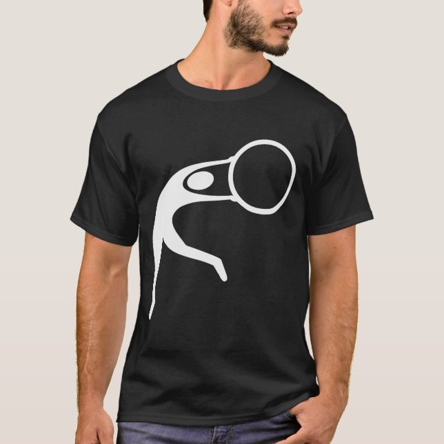 Rhythmische Gymnastik - Weiß T-Shirt (Vorderseite)