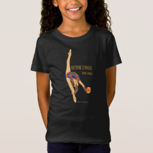 Rhythmische Gymnasts haben ein T-Shirt