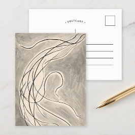 Rhythmische Linien | Abraham Walkowitz Postkarte