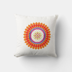 Rhythmisches Euphorie-Mandala Kissen