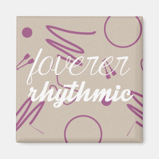 Rhythmisches Gymnastikmagnet Magnet (Vorne)