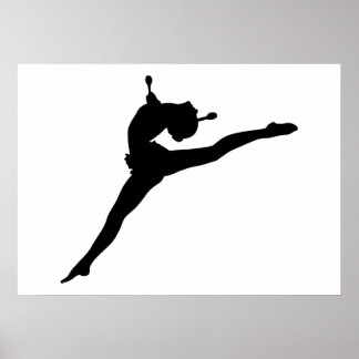 Rhythmisches Gymnastikposter Poster