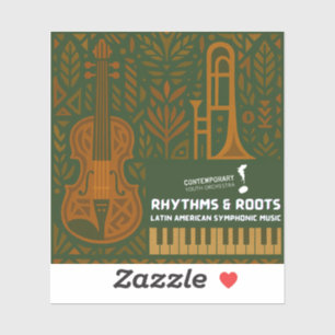 Rhythms & Roots Aufkleber