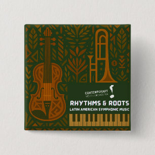 Rhythms & Roots Knopf Button